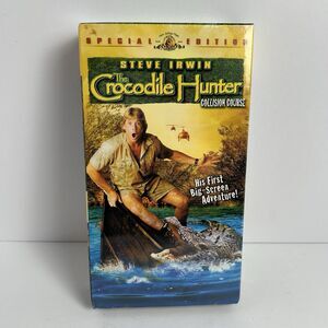 The Crocodile Hunter VHS VCR Video Tape Movie Steve Irwin New / Sealed
